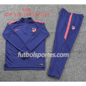 Atlético Madrid Niño Sudadera de Entrenamiento Trajes Azul 2018/2019
